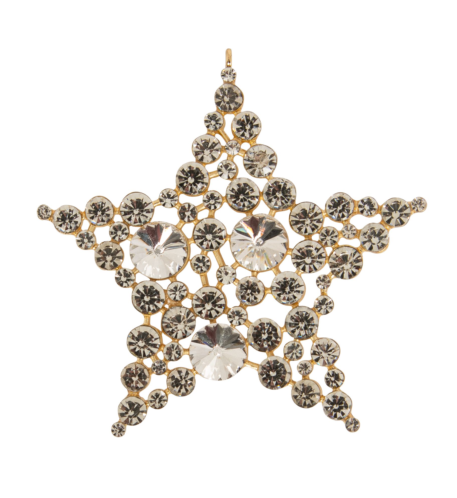 Diamant-Stern z.H. 8,5cm Farbe: klar