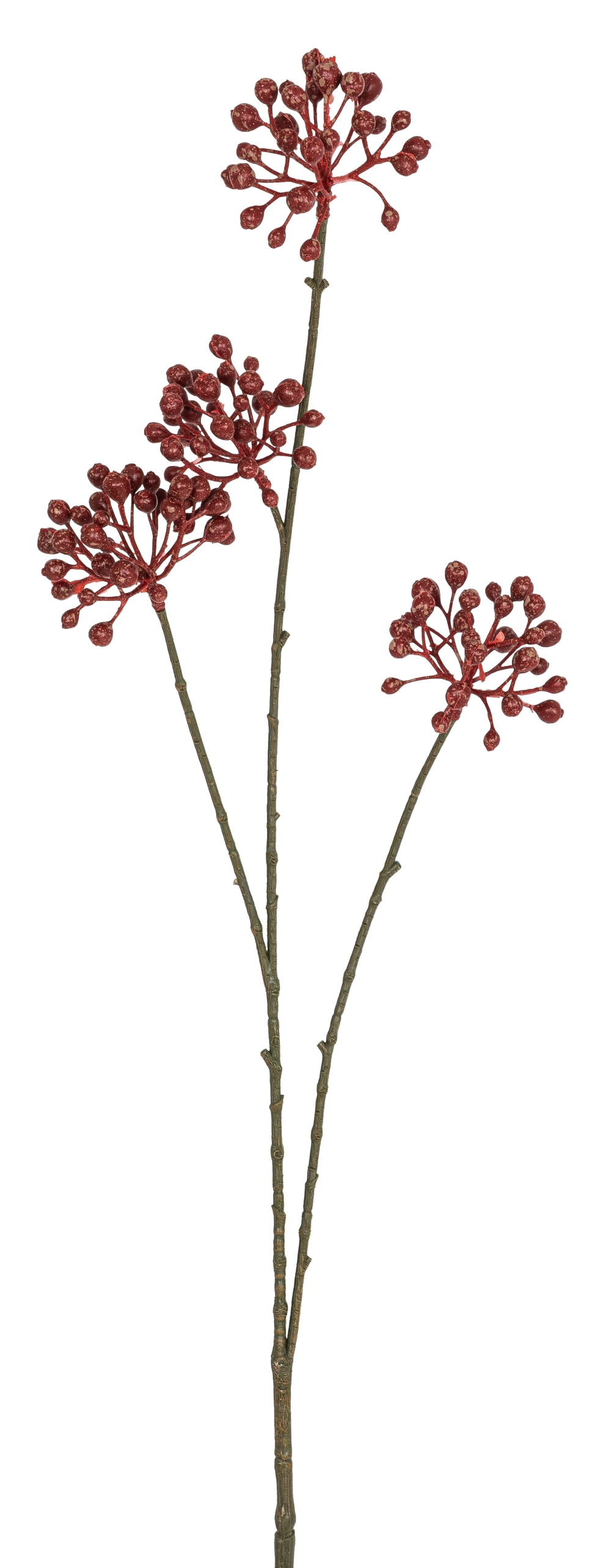 Beerendoldenzweig x 4 91cm Farbe: burgund