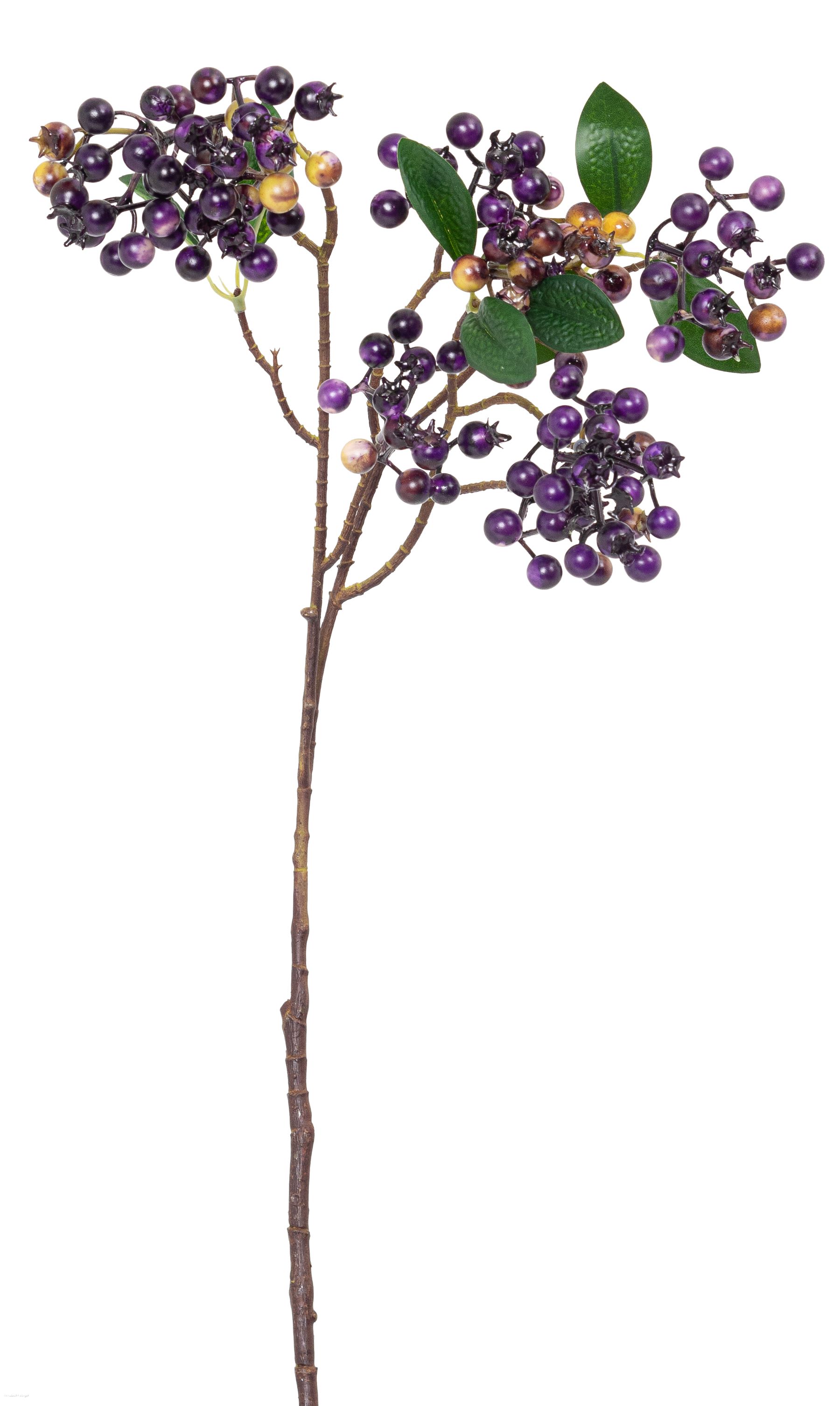 Beerenzweig 8-fach 71cm Farbe: dunkellila