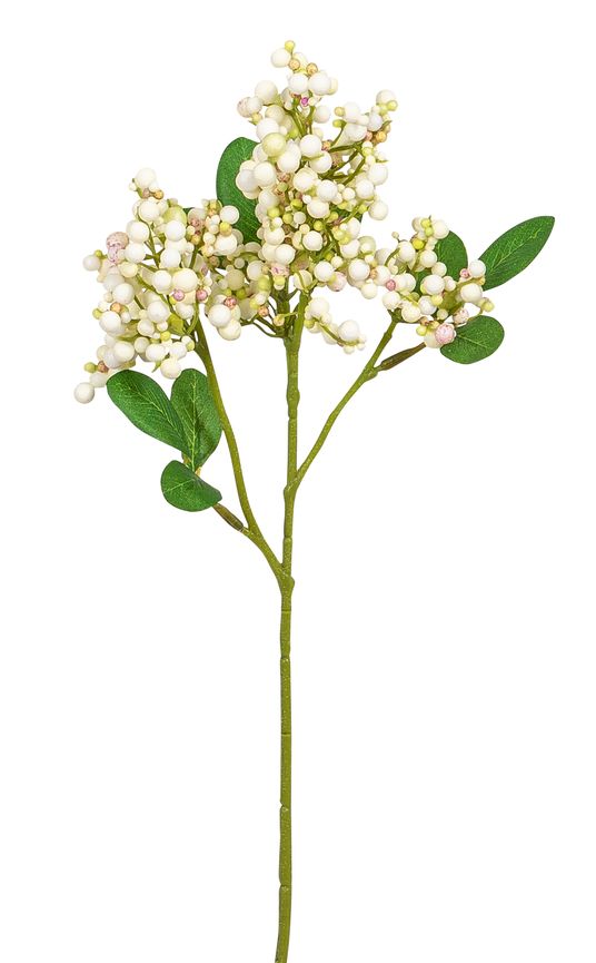 Beerenpick 3-fach 35cm Farbe: weiß-rose
