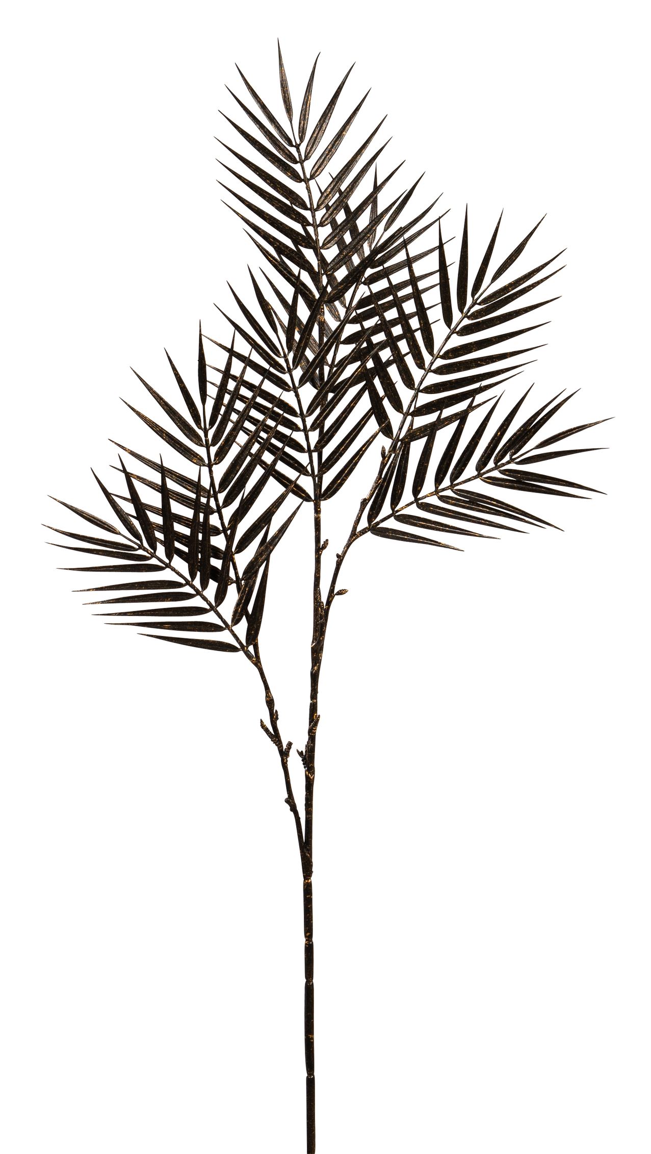Bambusblätterzweig x 7 90cm Farbe: schwarz-gold