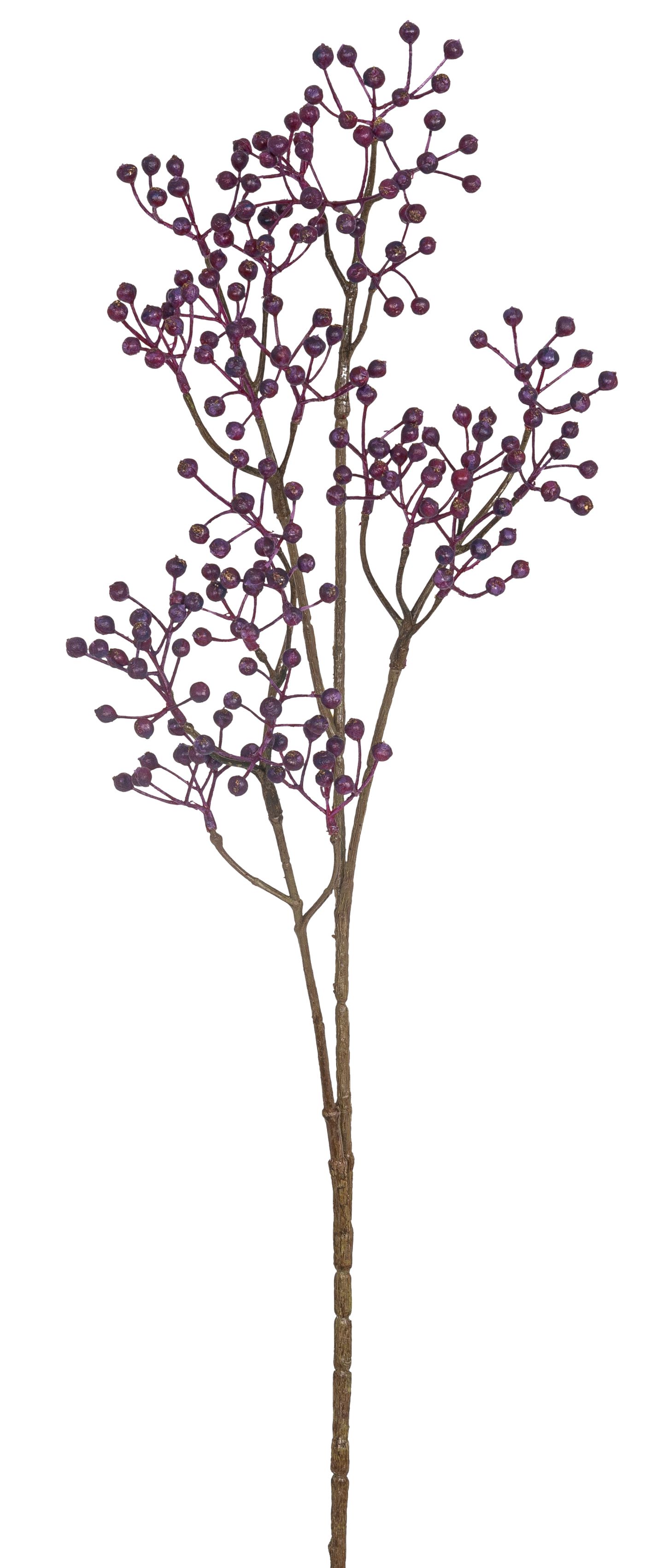 Beerenzweig 4-fach 80cm Farbe: lila