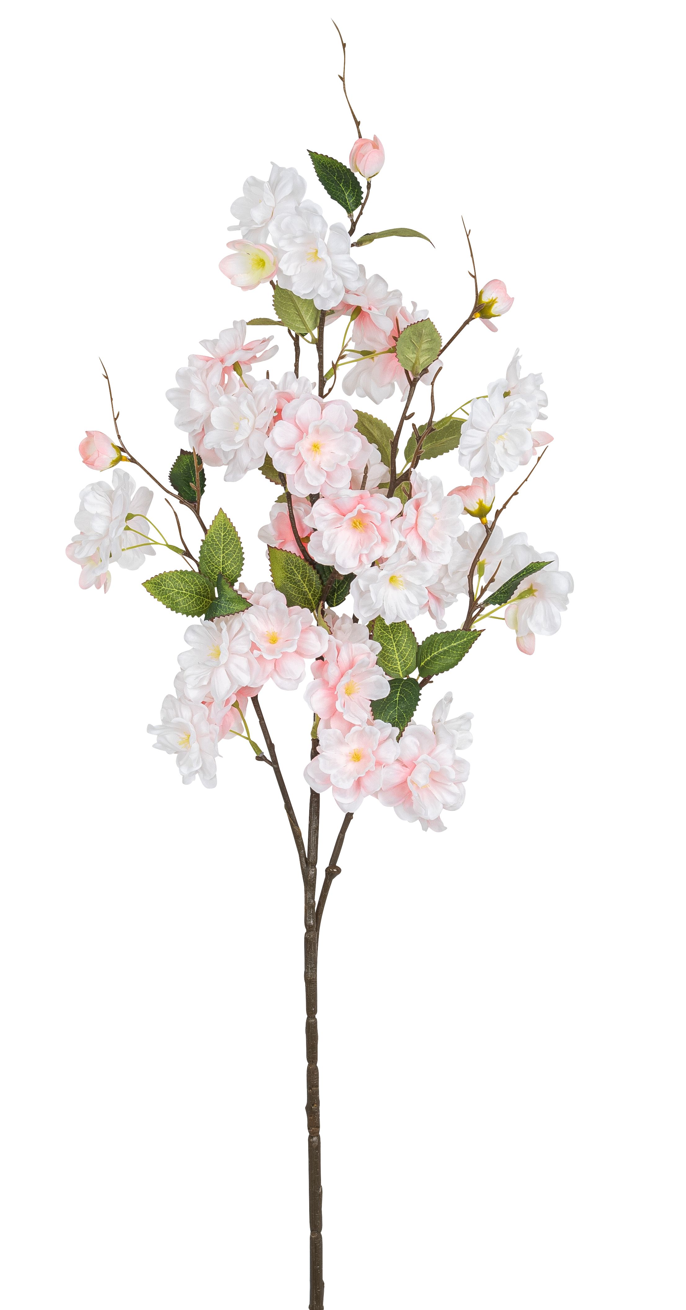 Kirschblütenzweig 4-fach 96cm Farbe: rosé-weiß