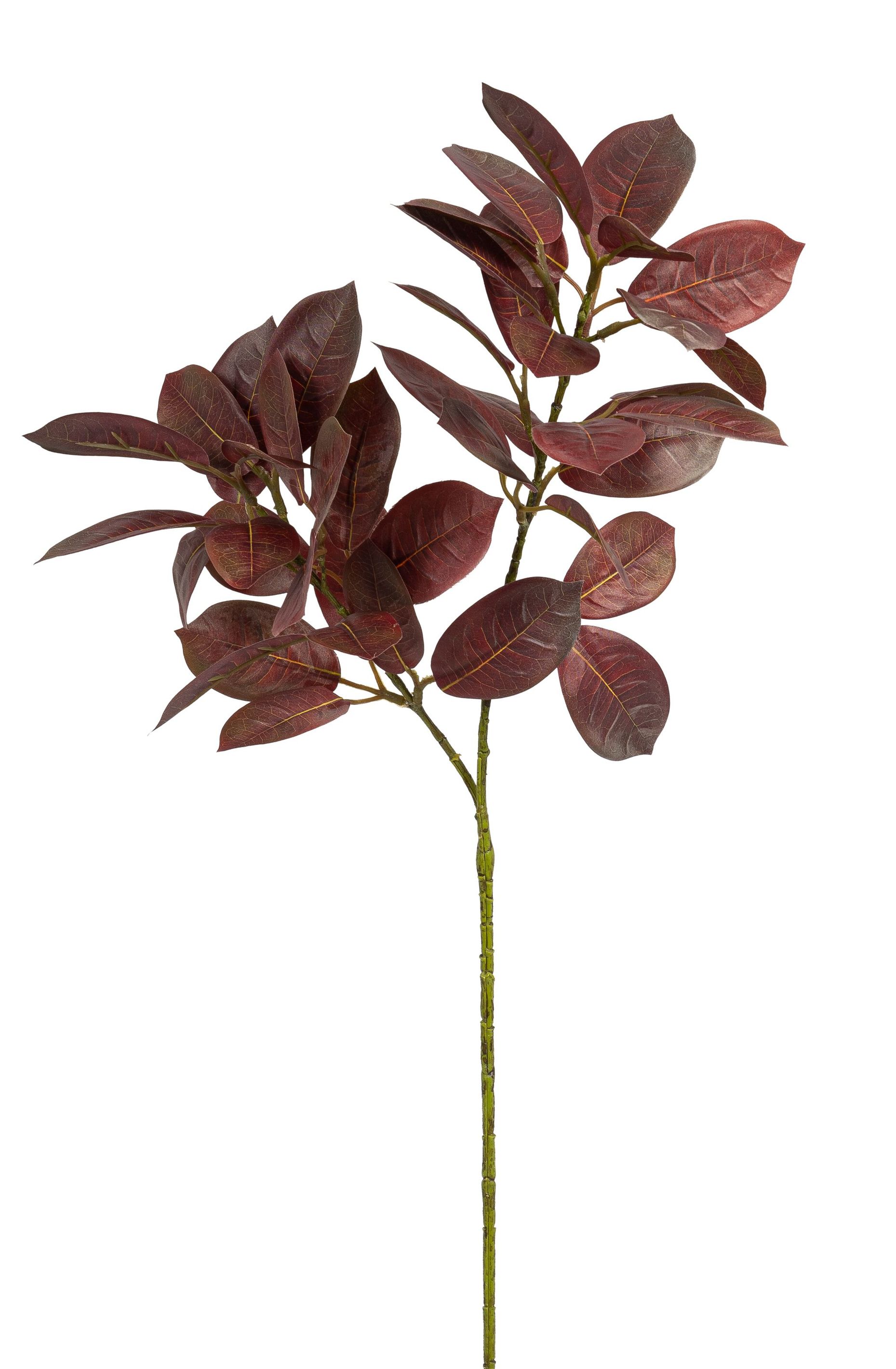 Blätterzweig x 21 75cm Farbe: burgund