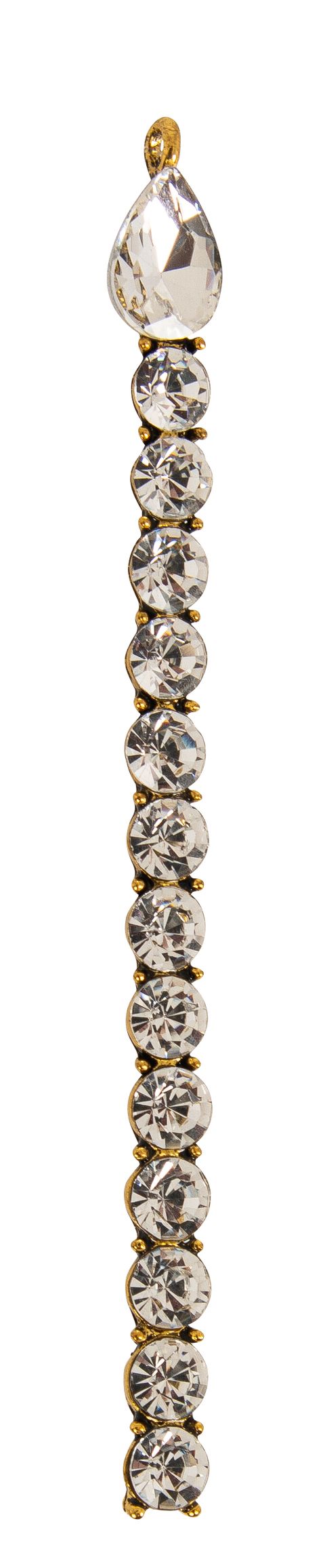 Diamant-Kerze z.H. 11,5cm Farbe: klar