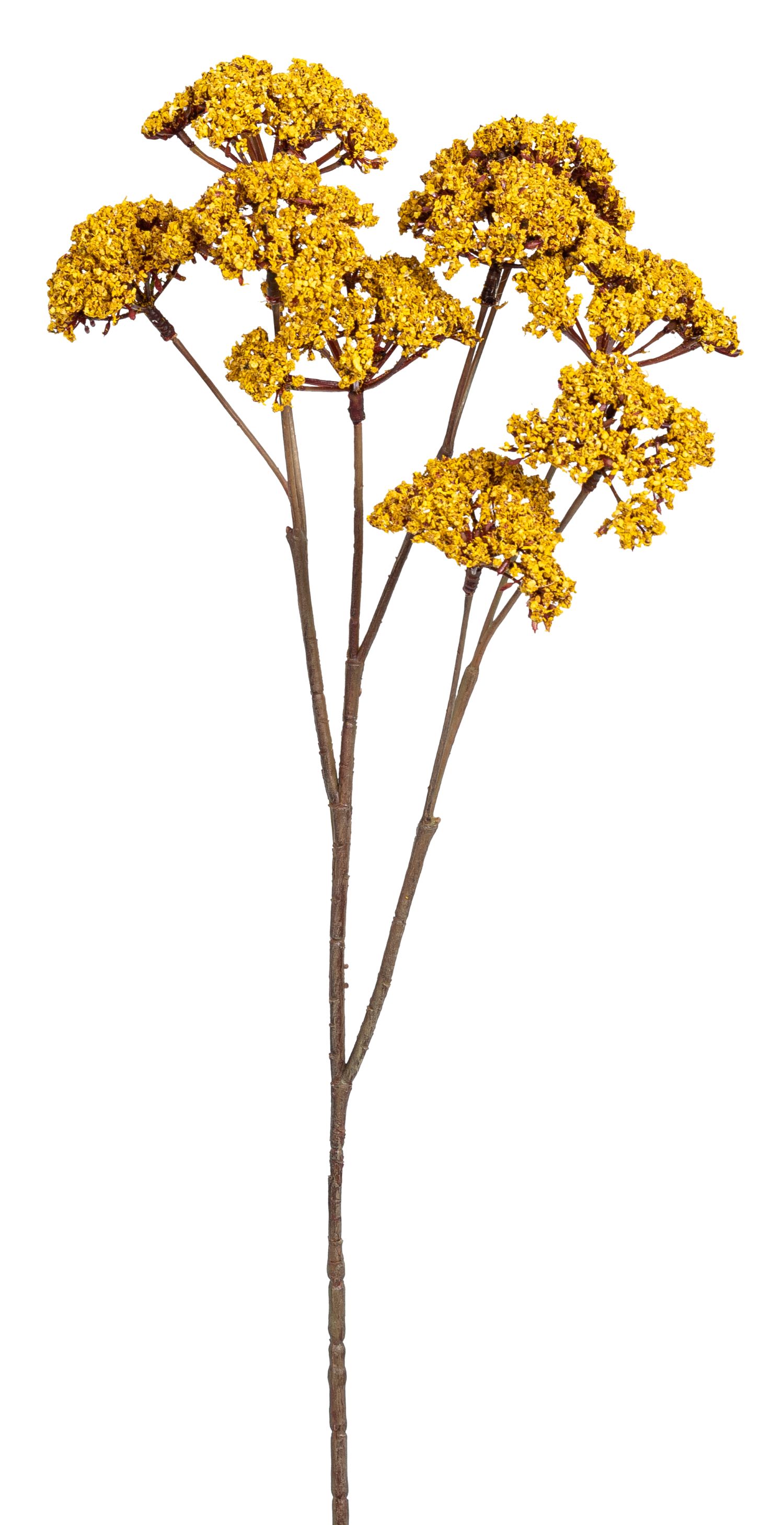 Doldenzweig 9-fach 57cm Farbe: gelb