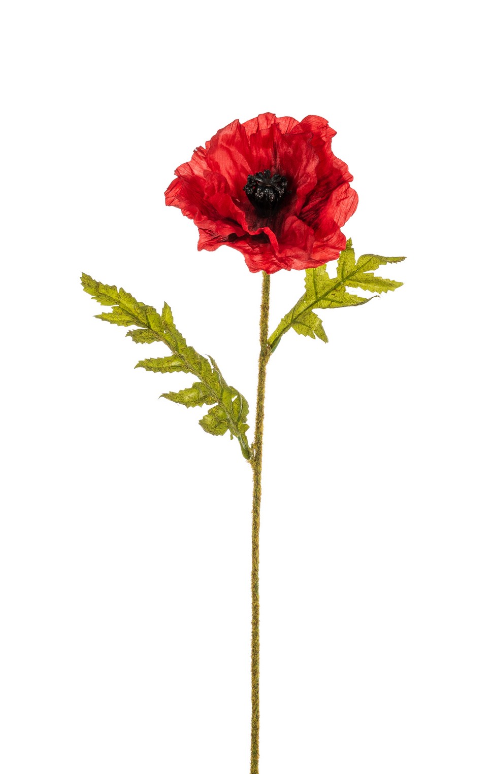 Mohnblume 58cm Blütenkopf Ø ca. 12cm Farbe: rot
