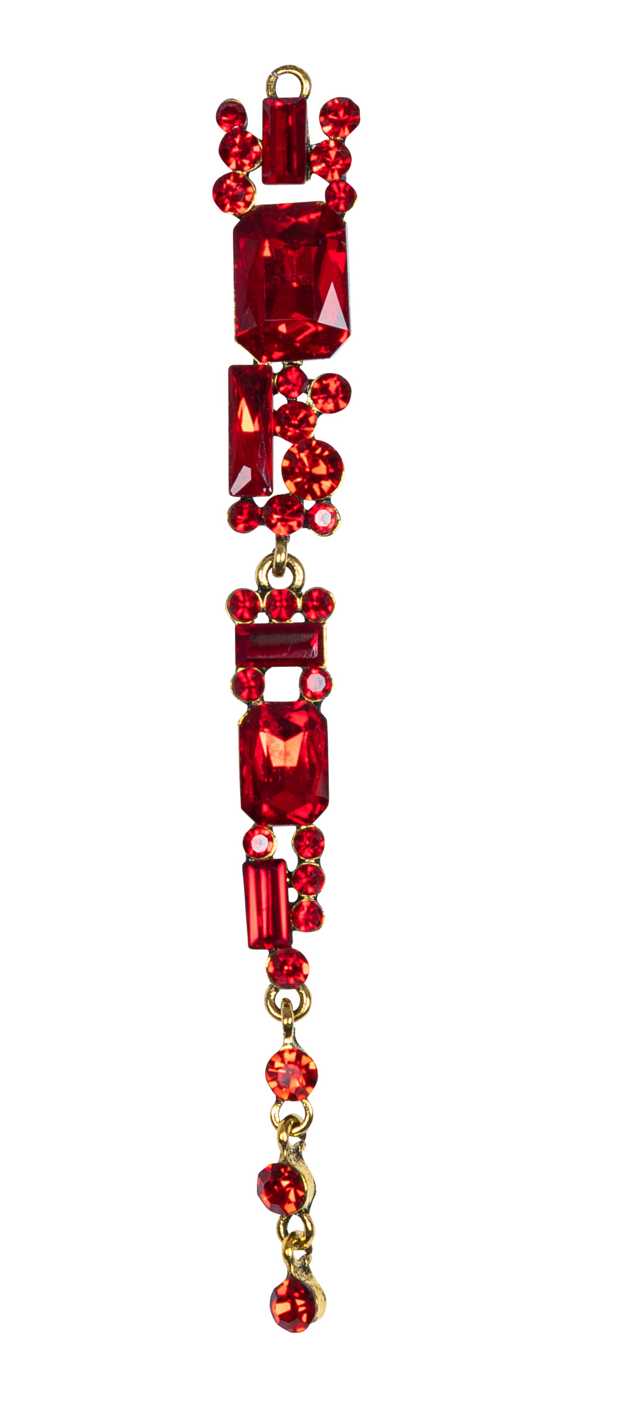 Diamant-Eiszapfen z.H. 14,5cm Farbe: rot