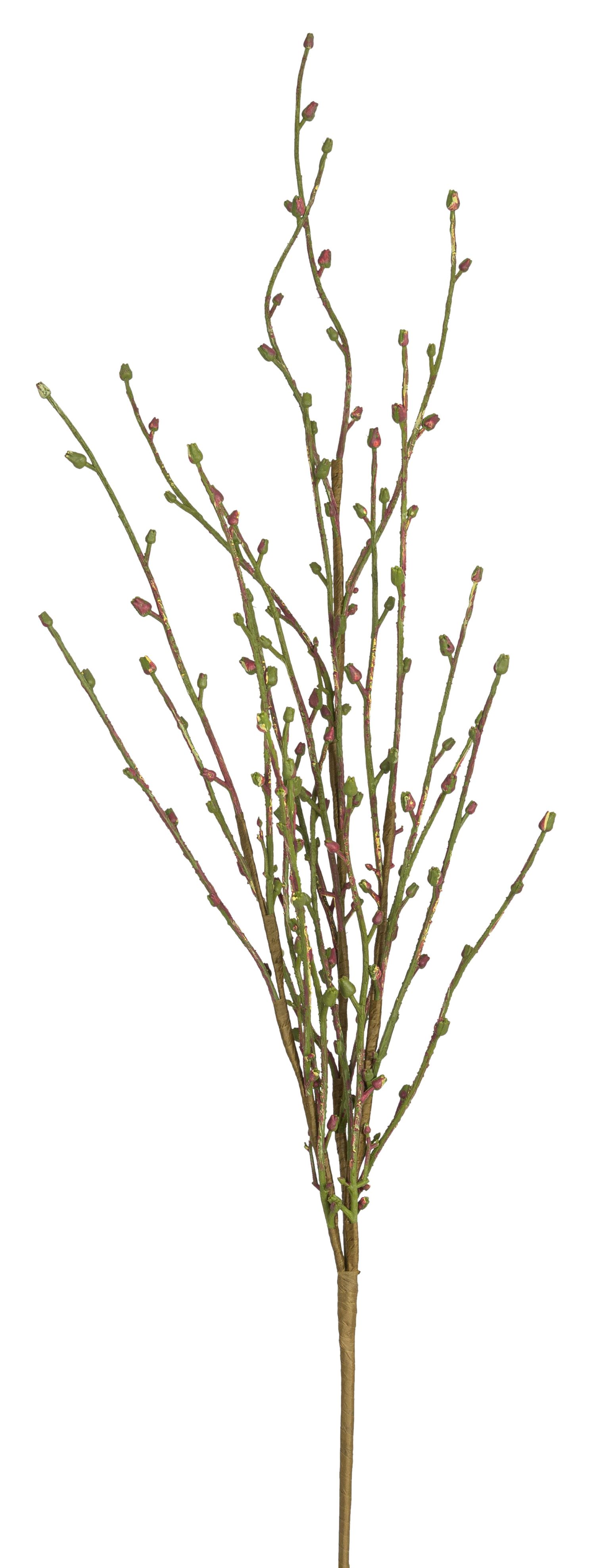 Knospenzweig x 3 98cm Farbe: grün-braun