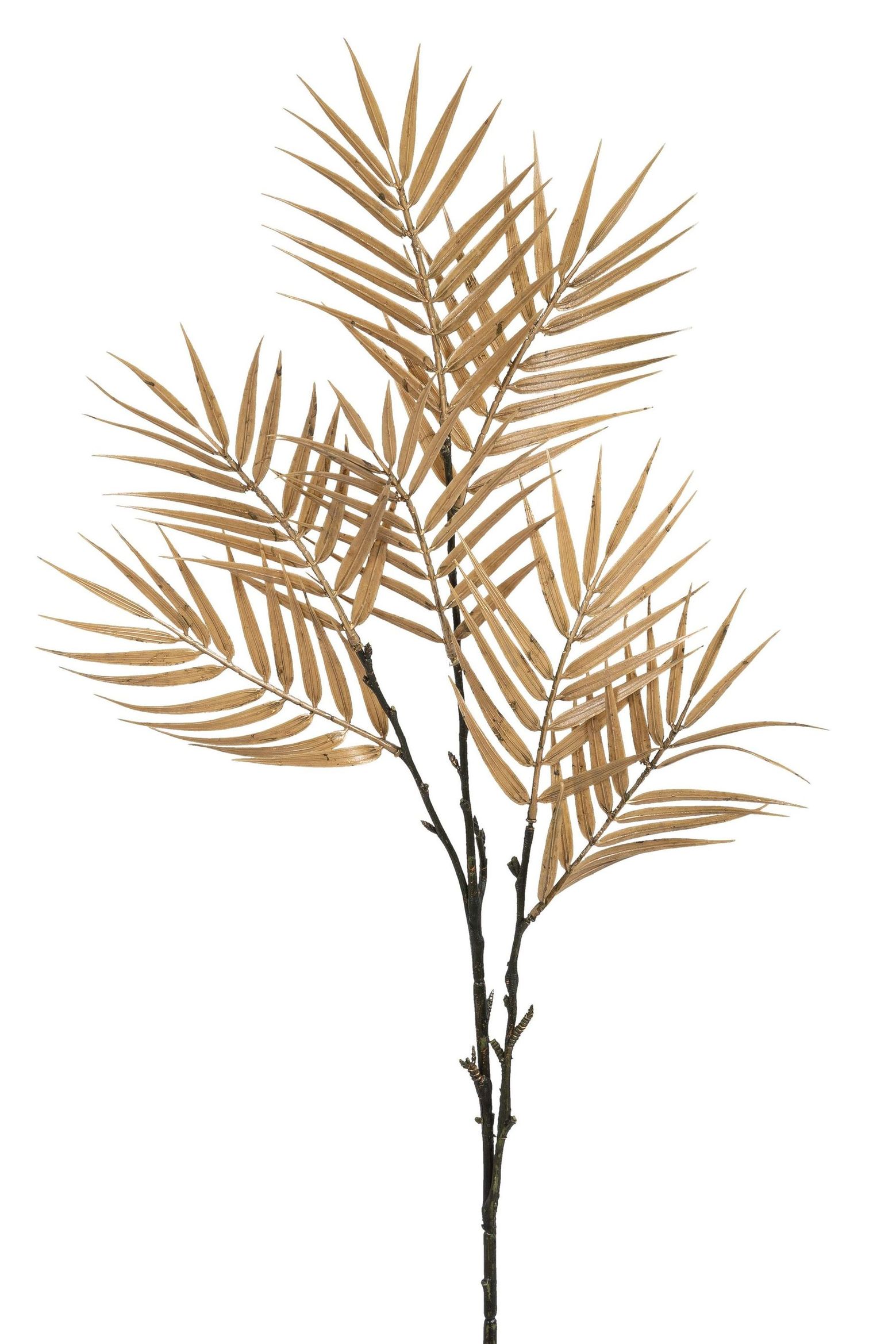 Bambusblätterzweig x 7 90cm Farbe: gold