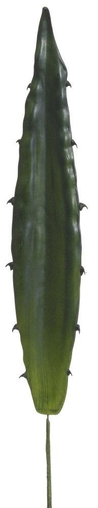 Aloe Verablatt mit Draht 40cm Farbe: grün