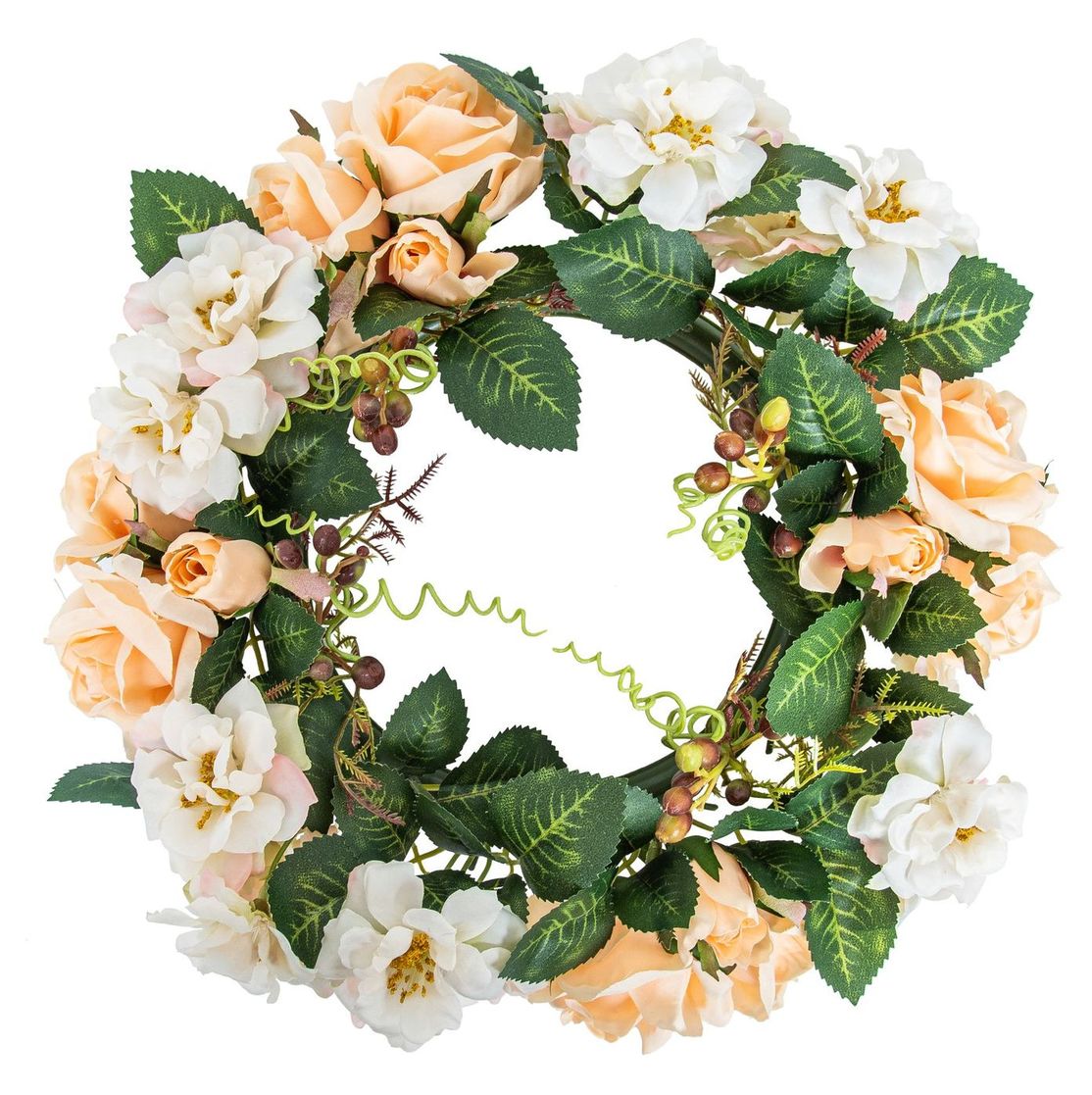Rosenkranz 30cm Farbe: gelb-lachs