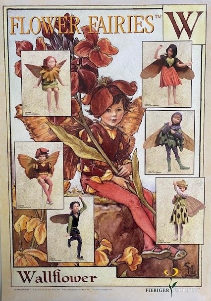 Poster-Flower-Fairies XIV Farbe: grau