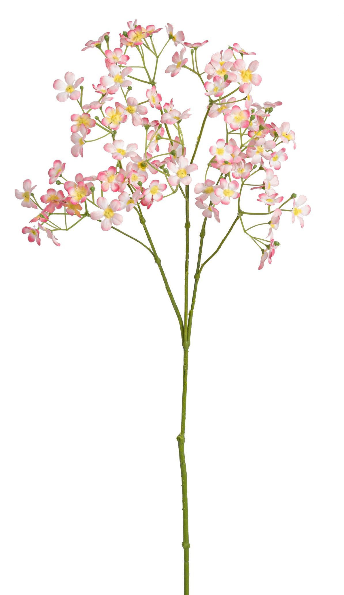 Blütchenzweig 3-fach 73cm Farbe: rosé-weiß