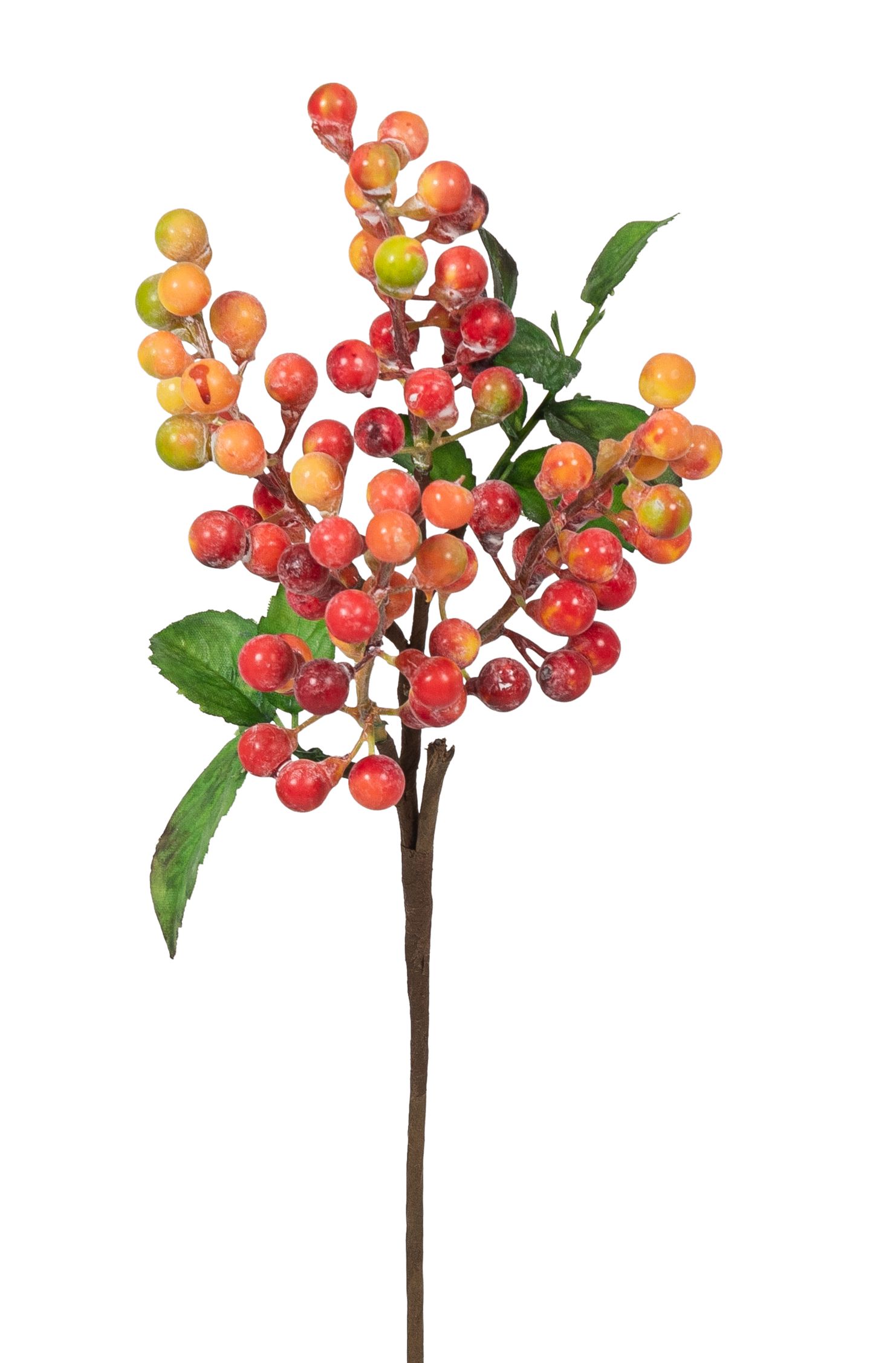 Beerenzweig 4-fach 30cm Farbe: orange-gelb