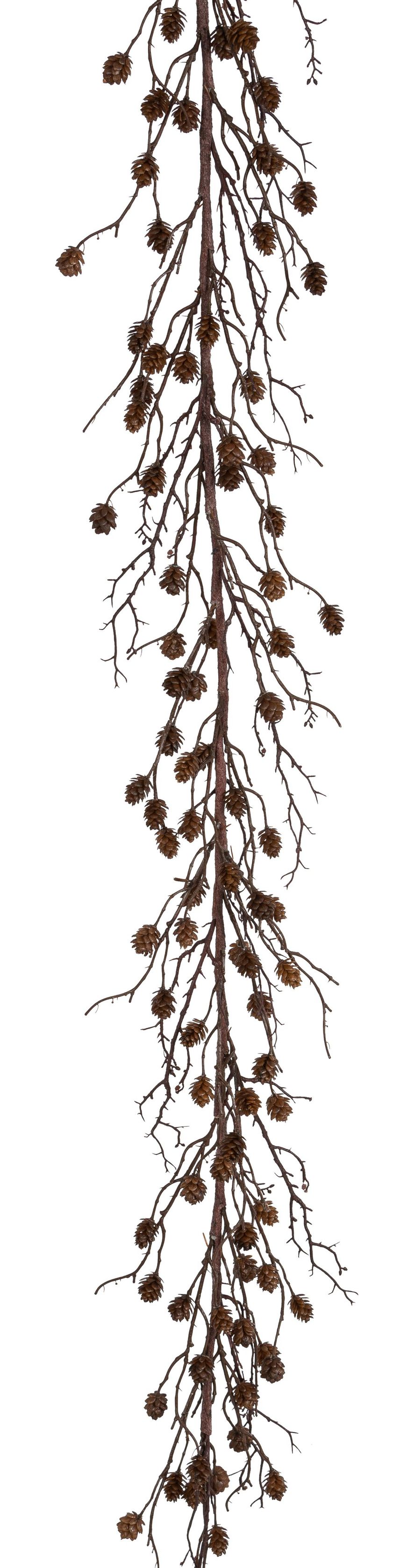 Lärchenzapfengirlande 150cm Farbe: braun