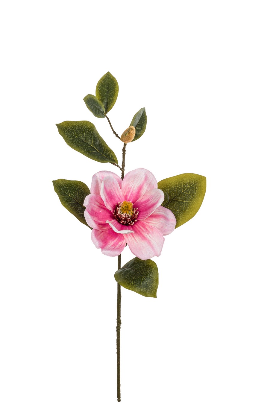 Magnolienzweig x 2 63cm Blütenkopf Ø ca. 12cm Farbe: rosé