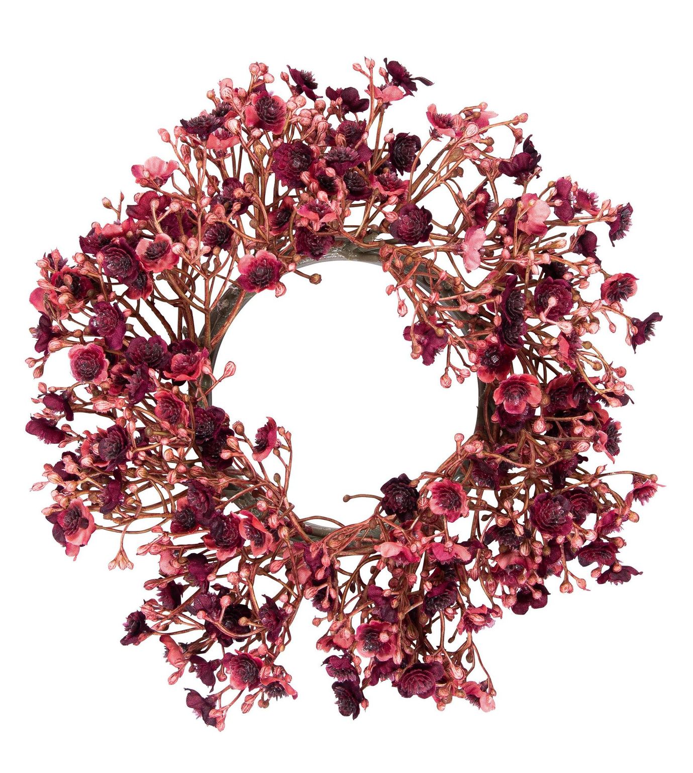 Gypsophilakränzchen 20cm Farbe: altrot