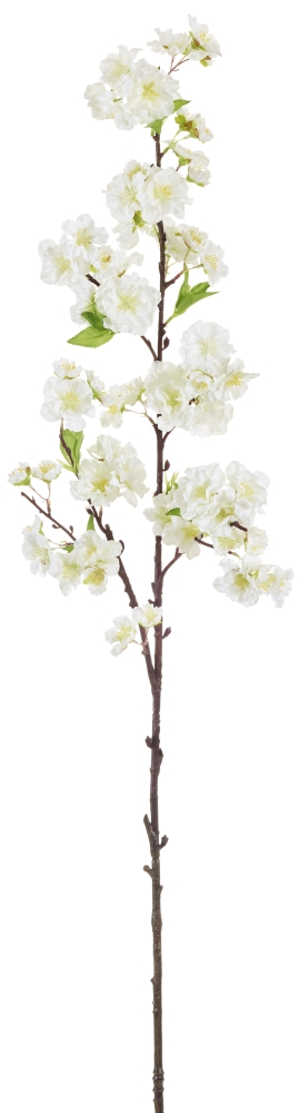 Kirschblütenzweig 7-fach 104cm Farbe: weiß