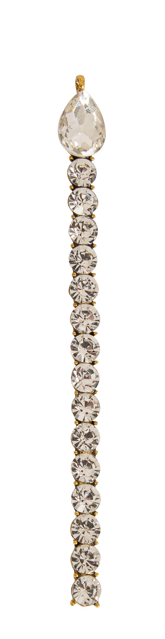 Diamant-Kerze z.H. 14,5cm Farbe: klar