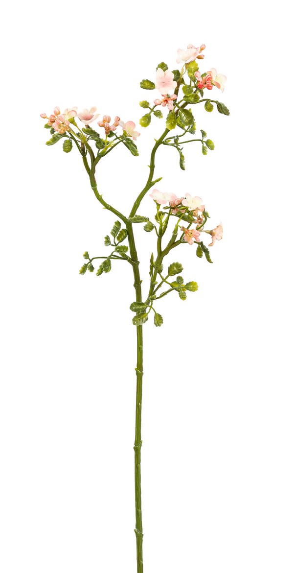 Blütenzweig 3-fach 48cm Farbe: rosé