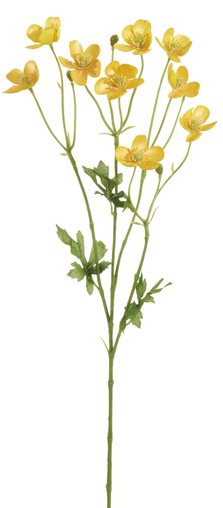 Butterblumenzweig 4-fach 63cm Farbe: gelb