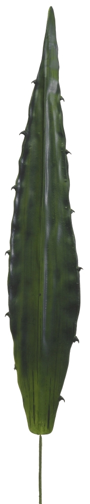 Aloe Verablatt mit Draht  51cm Farbe: grün