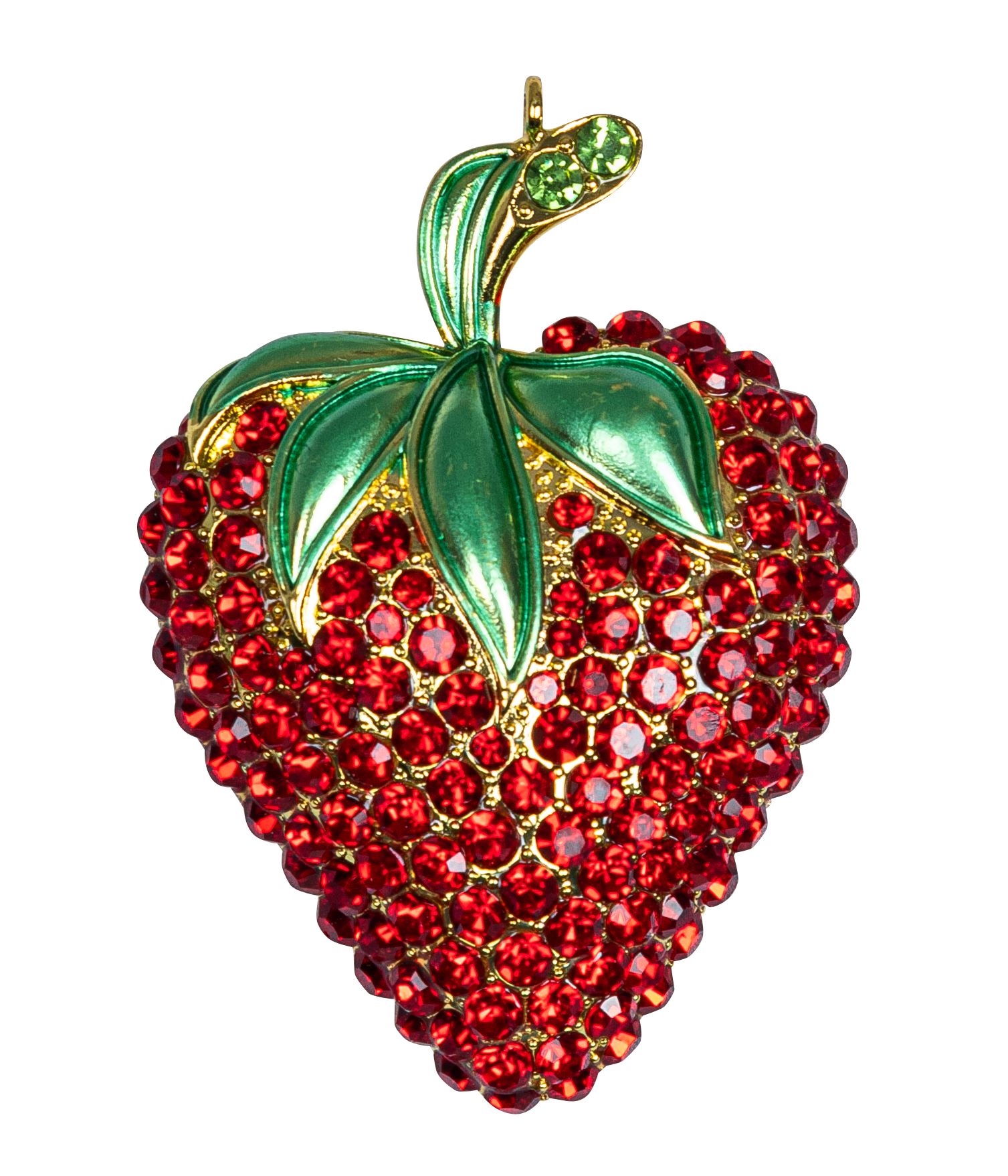 Diamant-Erdbeere z.H. 7,3cm Farbe: rot