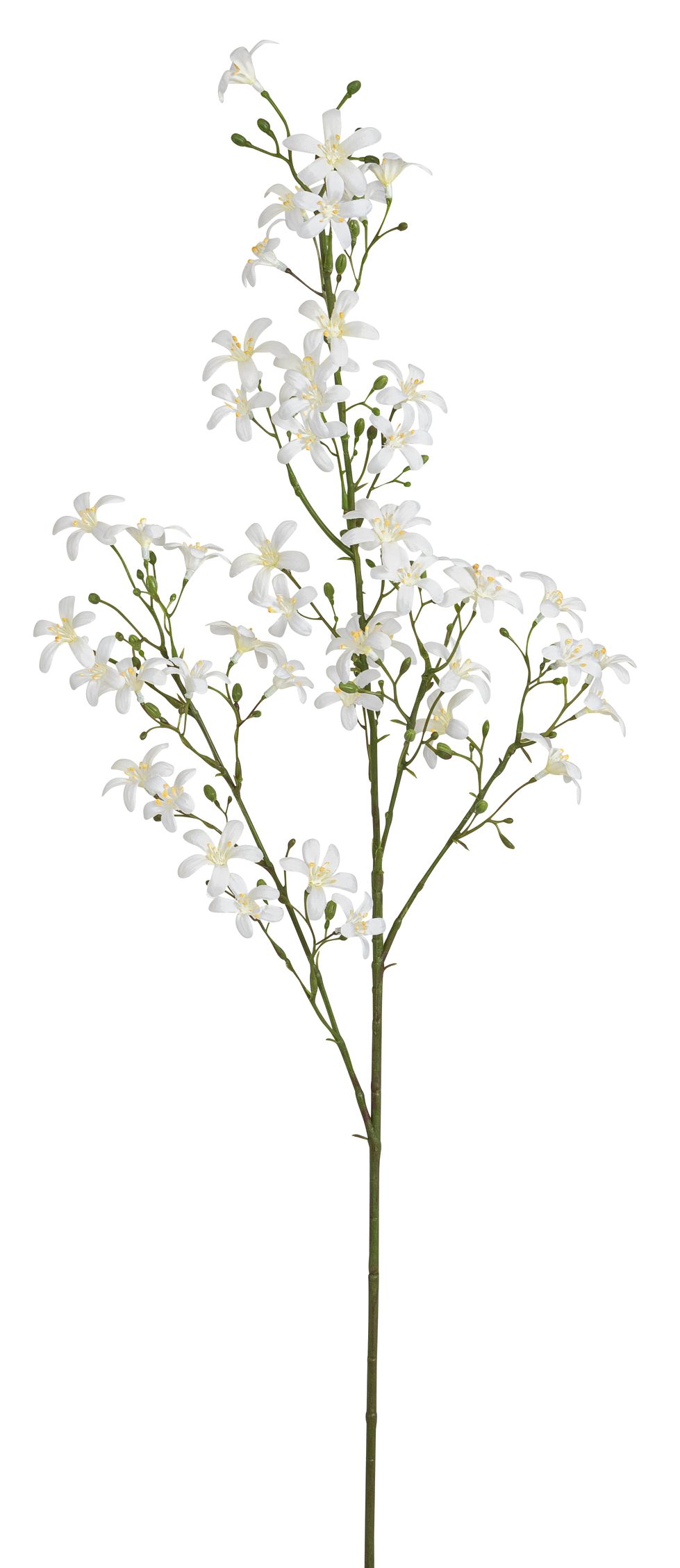 Blütenzweig 3-fach 96cm Farbe: weiß